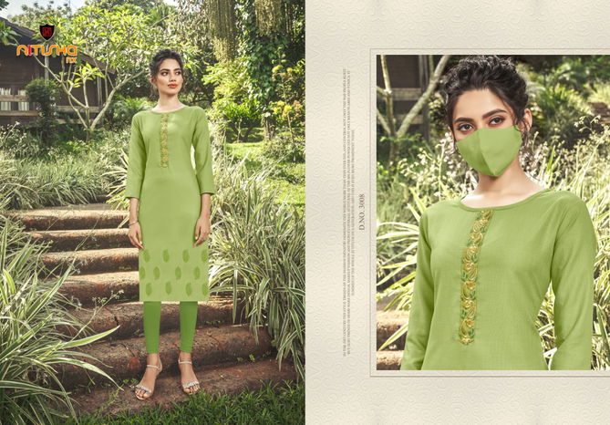 Nitisha Chingari 3 Heavy Soft Cotton Designer Kurti Collection at Wholesale Price